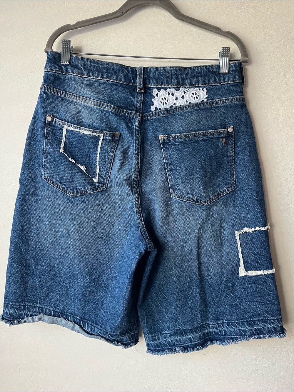 Anthropologie Pilcro Crafted Classic Denim Bermuda Shorts - Picture 3 of 10
